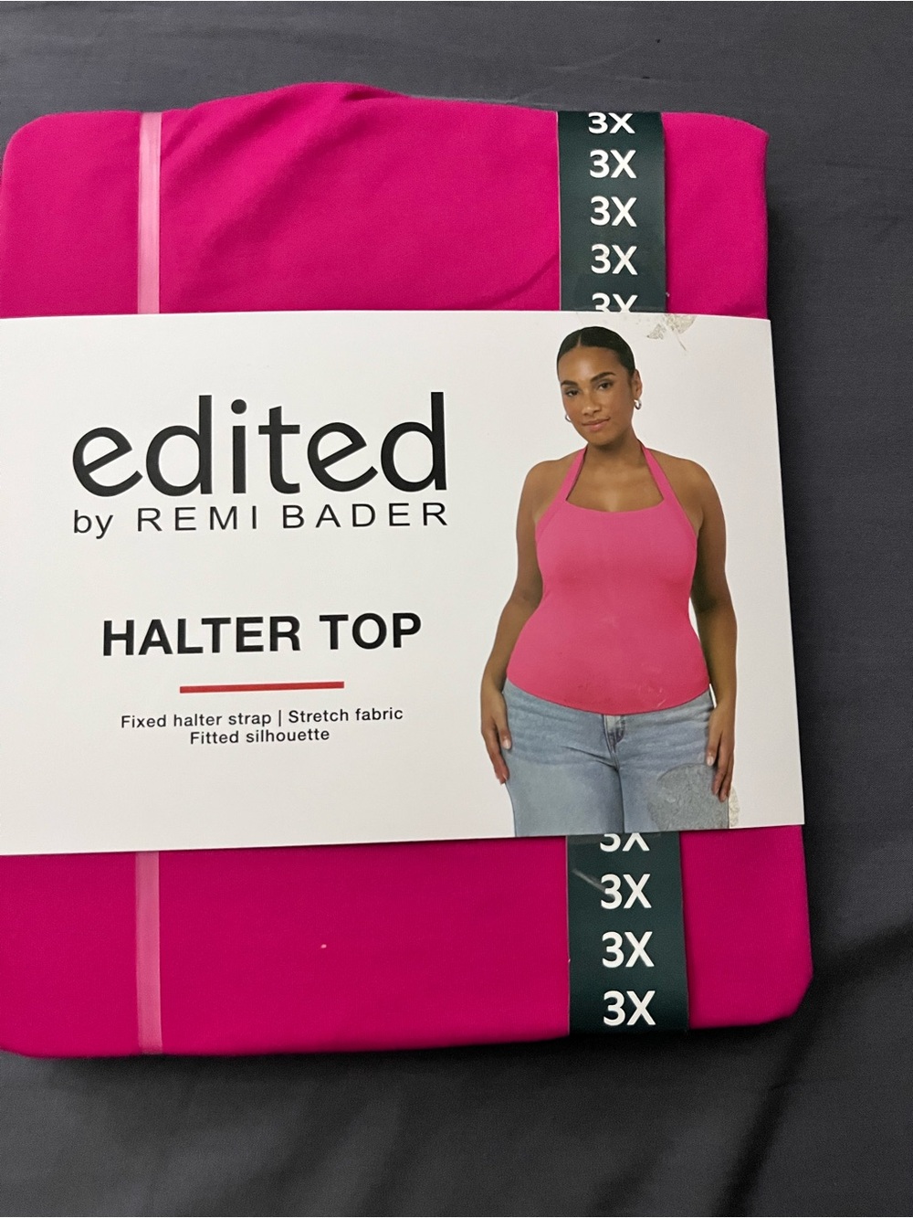Women's Pink Halter Top - 3X